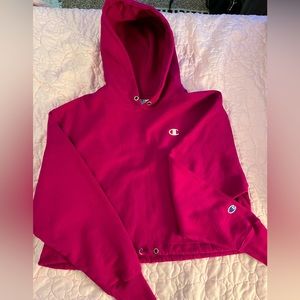 🔥👉🏽 NEW  CHAMPION CROP HOODIE👈🏽🔥